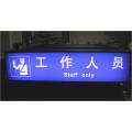 Customized Aluminum Acrylic LED Light Directional Signages Traffic Signs